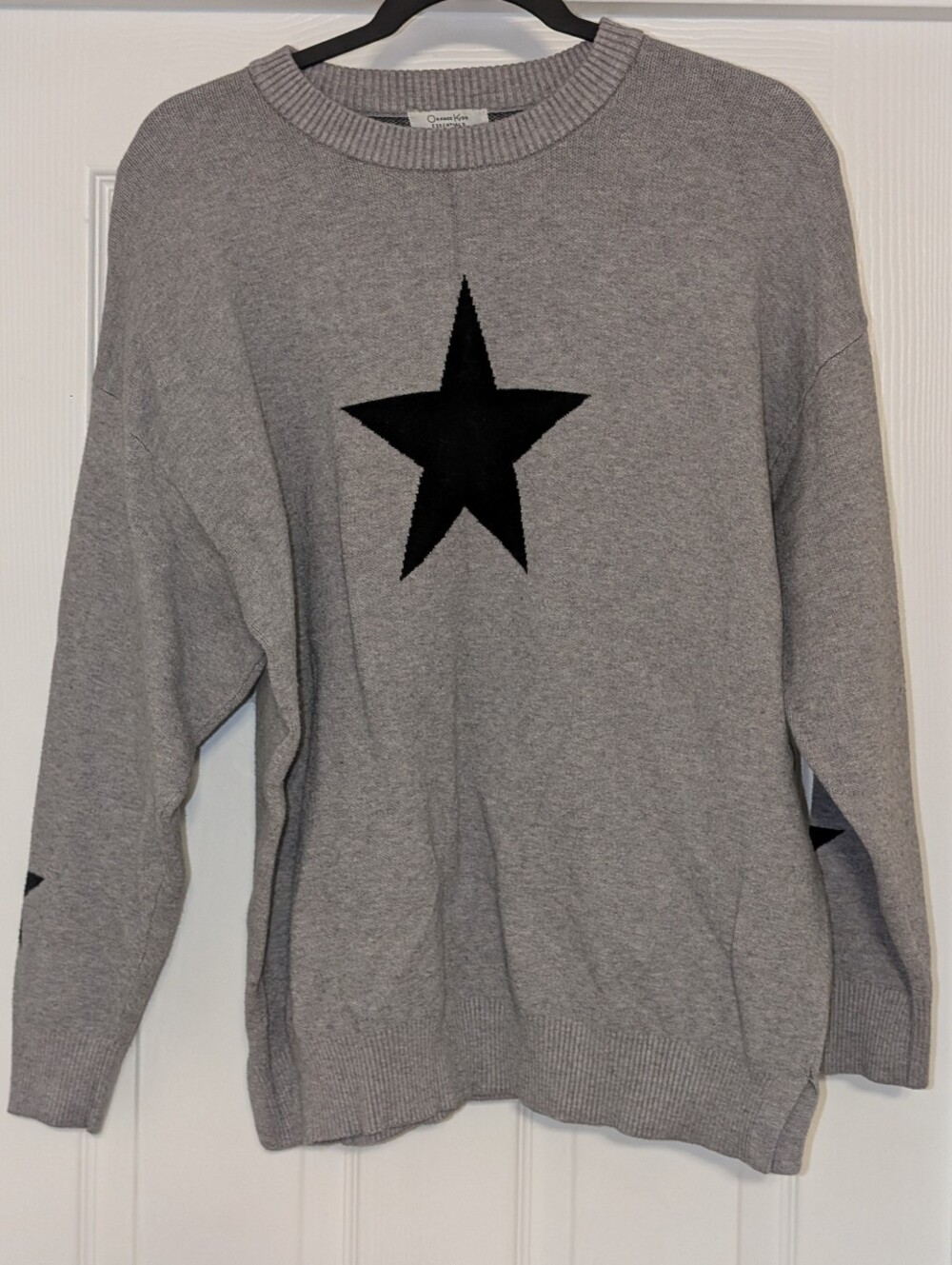 Gray Star Crewneck Sweater